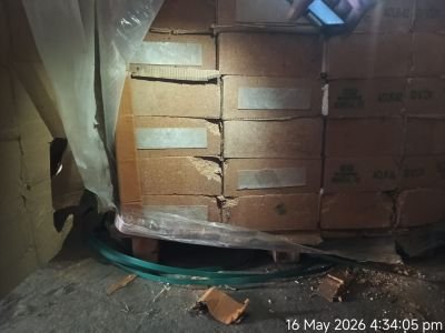 Fire Affected Damaged Stock of Refractory Bricks